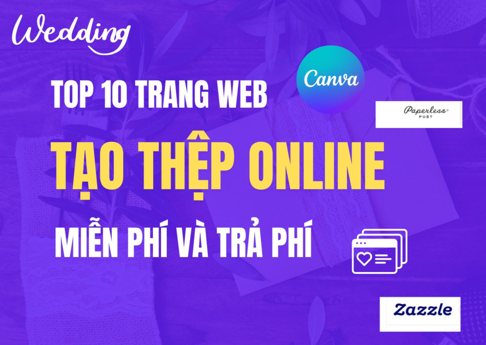 Tạo thiệp cưới online